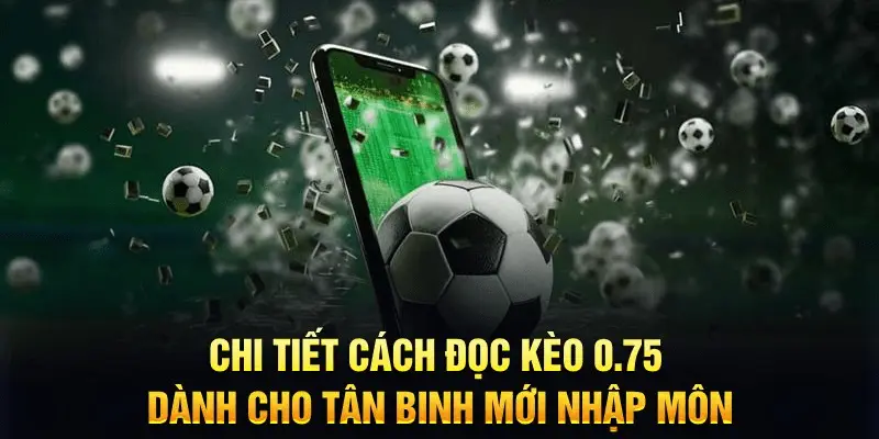 Chiến thuật áp dụng 0.75 kèo bóng đá 8xbet